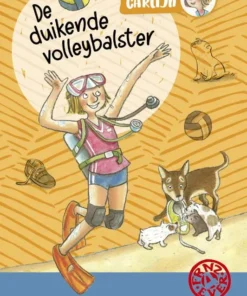 De duikende volleybalster