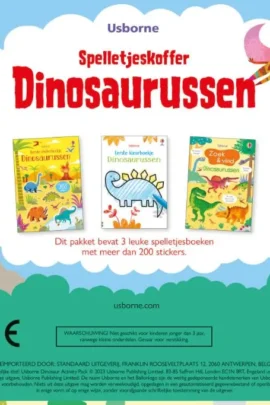 Alternative view of Spelletjeskoffer Dinosaurussen