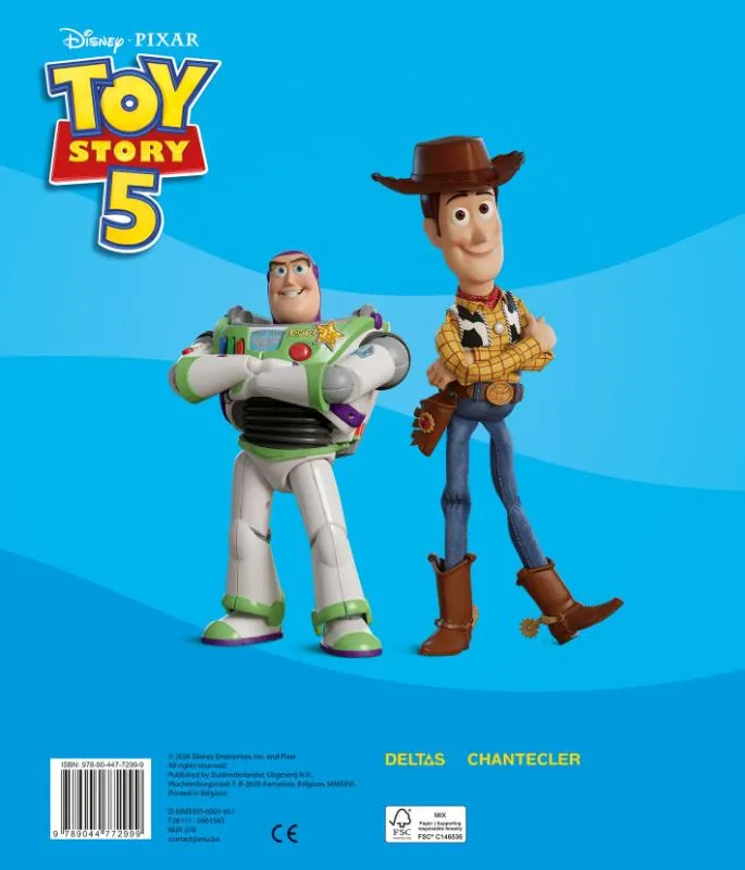 Disney Sticker Parade Toy Story 5 | 9789044772999 Disney Sticker Parade Toy Story 5 - Afbeelding 2