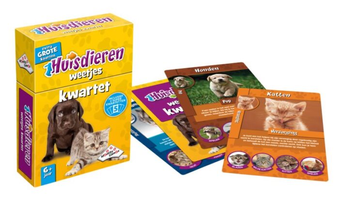 Huisdieren weetjes kwartet