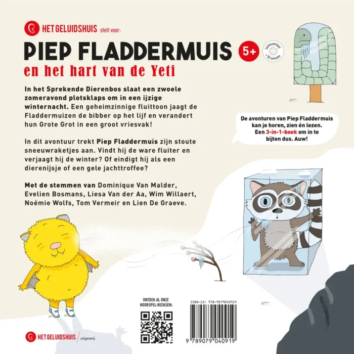 Piep Fladdermuis en het hart van de Yeti - Afbeelding 2