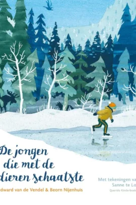 De jongen die met de dieren schaatste