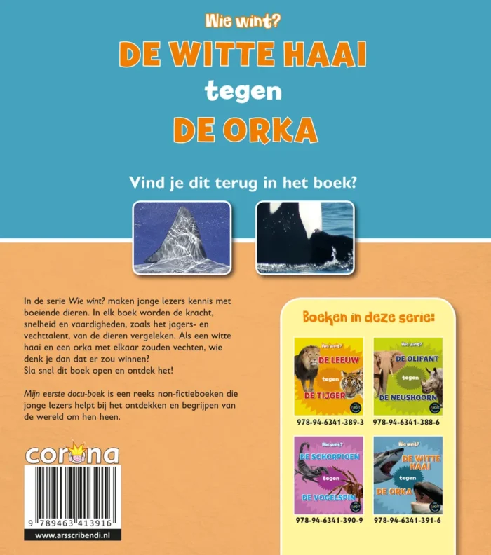 De witte haai tegen de orka - Afbeelding 2