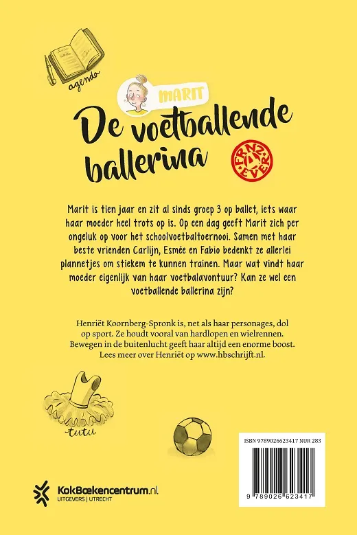 De voetballende ballerina | 9789026623417 De voetballende ballerina - Afbeelding 2