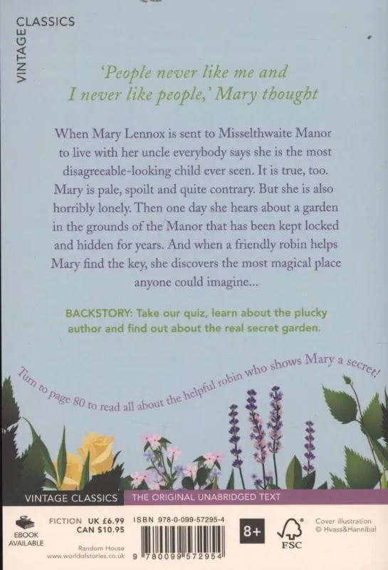 The Secret Garden | 9780099572954 The Secret Garden - Afbeelding 2