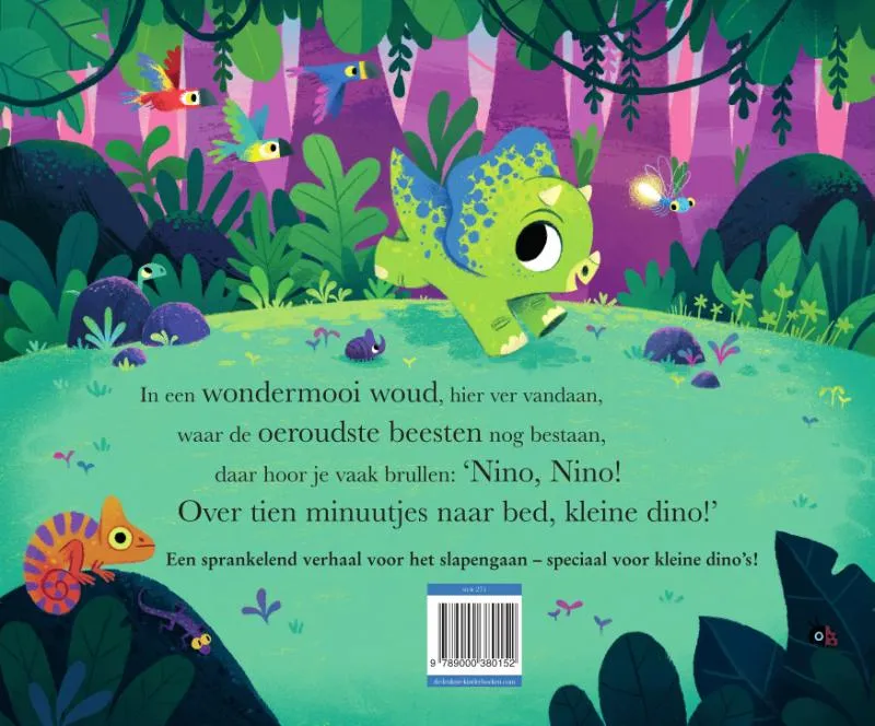 Over tien minuutjes naar bed kleine dino | 9789000380152 Over tien minuutjes naar bed kleine dino - Afbeelding 2