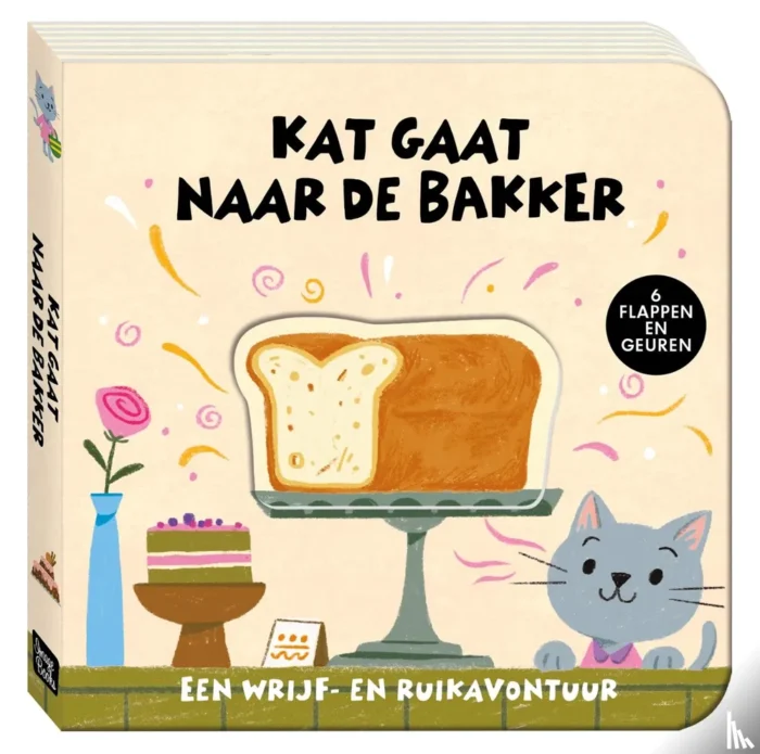 Kat gaat naar de bakker