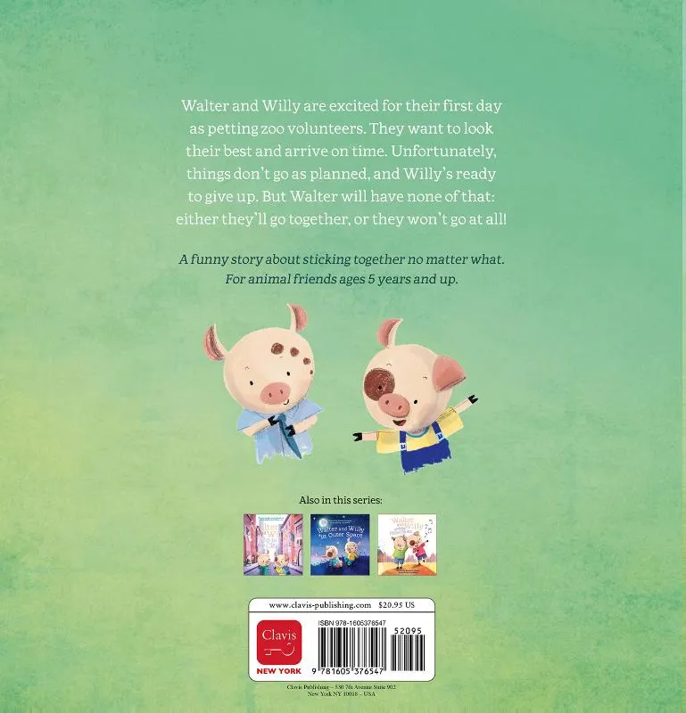 Walter and Willy Go to the Petting Zoo | 9781605376547 Walter and Willy Go to the Petting Zoo - Afbeelding 2