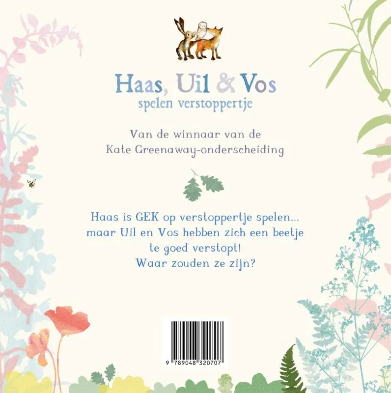 Haas, Uil & Vos spelen verstoppertje | 9789048320707 Haas, Uil & Vos spelen verstoppertje - Afbeelding 2