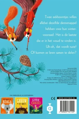 Alternative view of Twee vechtende eekhoorntjes