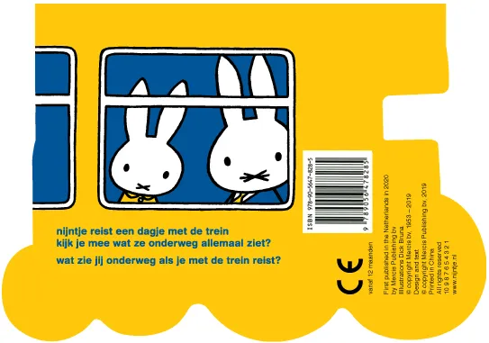 Nijntjes treinreis | 9789056478285 Nijntjes treinreis - Afbeelding 2