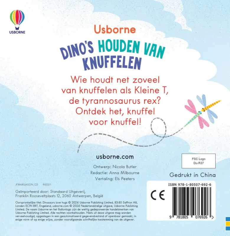 Dino's houden van knuffelen | 9781805076926 Dino's houden van knuffelen - Afbeelding 2