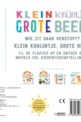 Klein konijntje, grote beer | 9789036638555