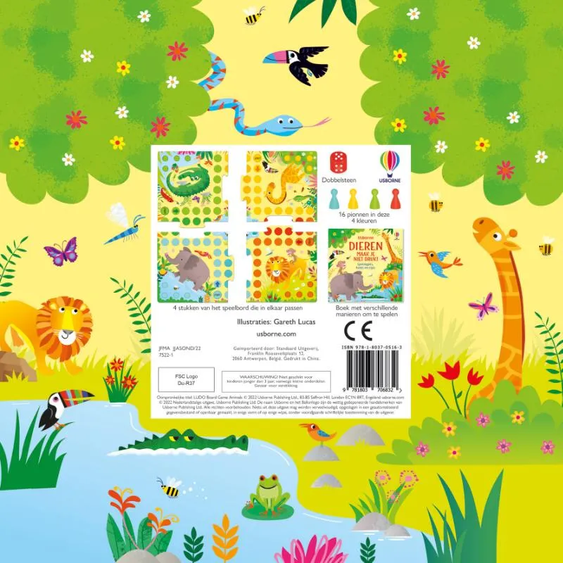 Maak je niet druk! Bordspel Dieren | 9781803705163 Maak je niet druk! Bordspel Dieren - Afbeelding 2