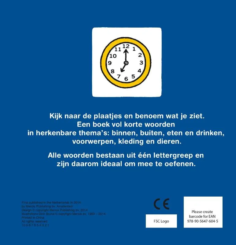 nijntje oefent korte woordjes | 9789056476045 nijntje oefent korte woordjes - Afbeelding 2