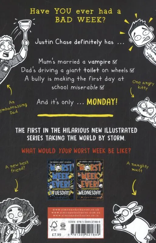 Worst Week Ever! Monday | 9781398521889 Worst Week Ever! Monday - Afbeelding 2