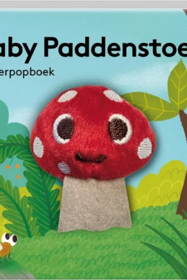 Baby paddenstoel Vingerpopboekje