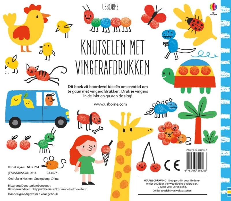 Stempelen met je vingers (5+) | 9781409593263 Stempelen met je vingers (5+) - Afbeelding 2