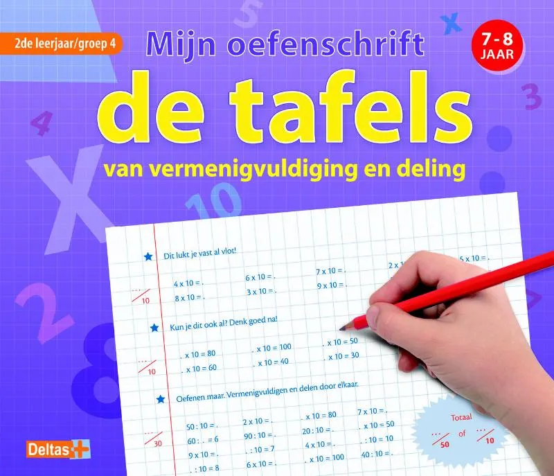 De tafels 7-8 jaar groep 4 | 9789044734102 De tafels 7-8 jaar groep 4