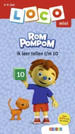 Loco mini Rompompom ik leer tellen t/m 10 | 9789048745128 Loco mini Rompompom ik leer tellen t/m 10 | 9789048745128
