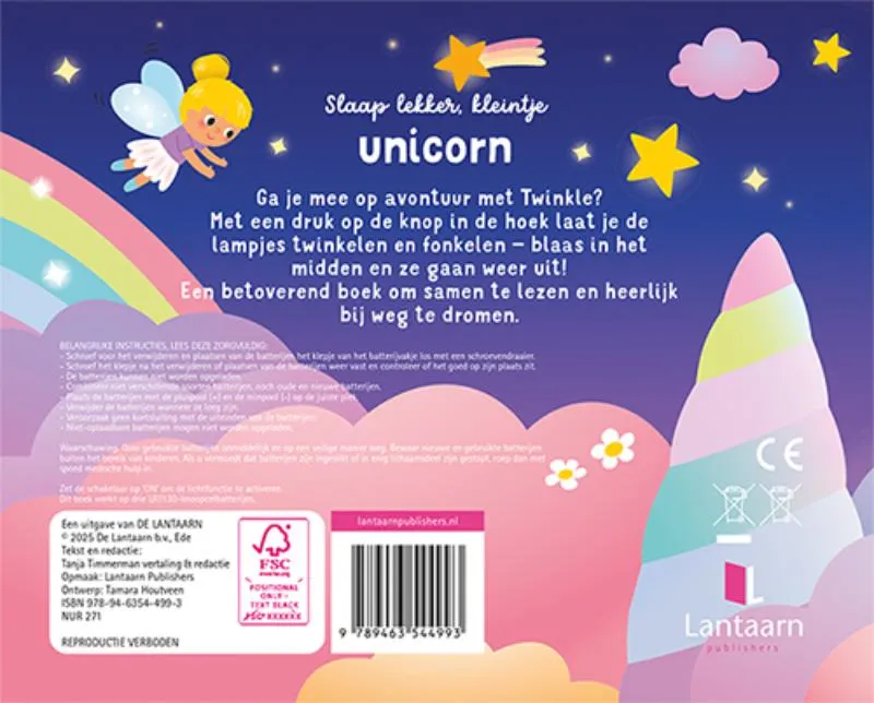 Slaap lekker, kleintje Unicorn | 9789463544993 Slaap lekker, kleintje Unicorn - Afbeelding 2