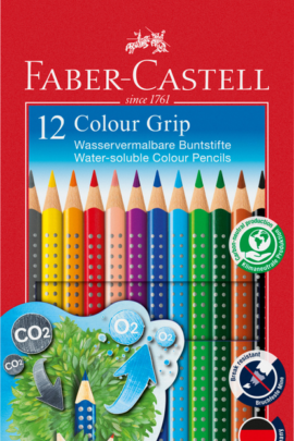 Kleurpotloden grip aquarell 12 kleuren