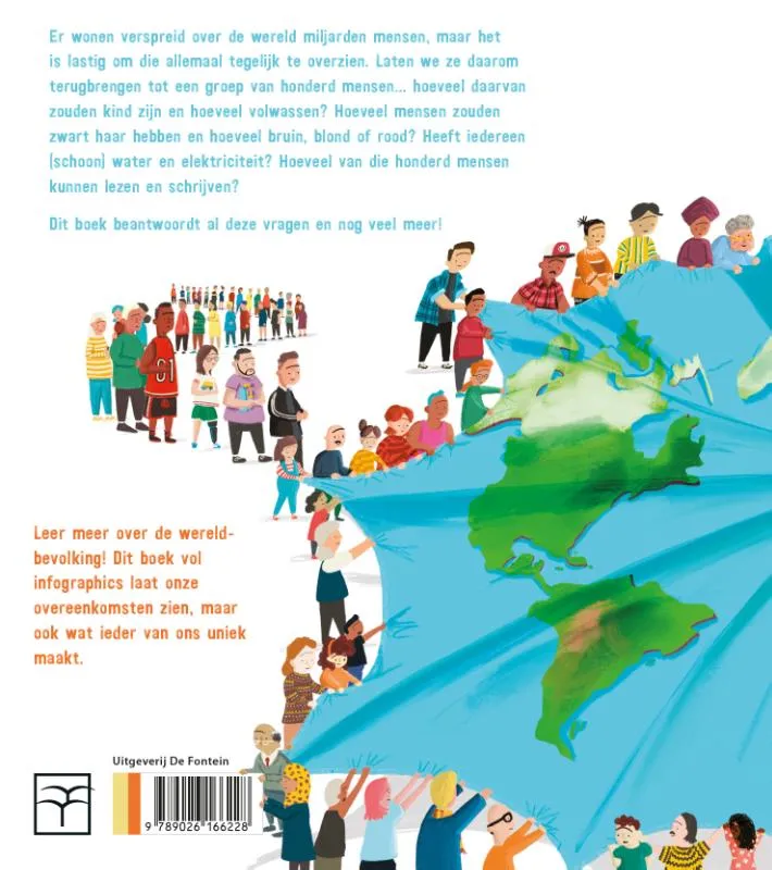 Als er 100 mensen op de wereld waren | 9789026166228 Als er 100 mensen op de wereld waren - Afbeelding 2