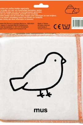 Alternative view of stoffen babyboekje, wat zie je in de tuin, nijntje?