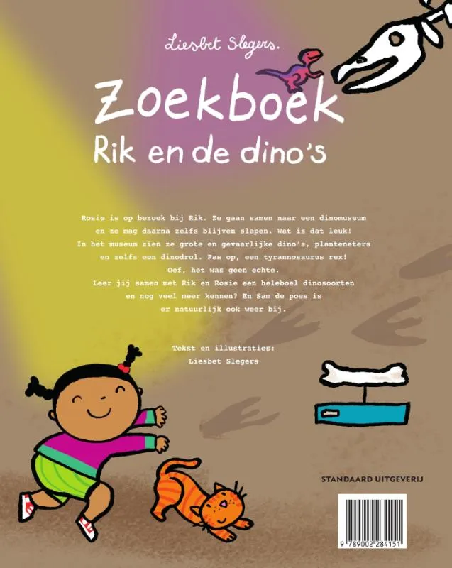 Zoekboek Rik en de dino's | 9789002284151 Zoekboek Rik en de dino's - Afbeelding 2