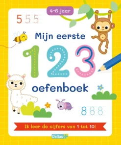 Mijn eerste 123 oefenboek 4-6 jr.