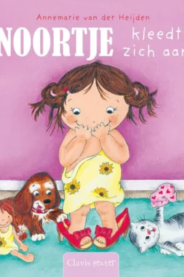 Noortje kleedt zich aan