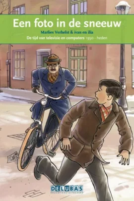 Een foto in de sneeuw