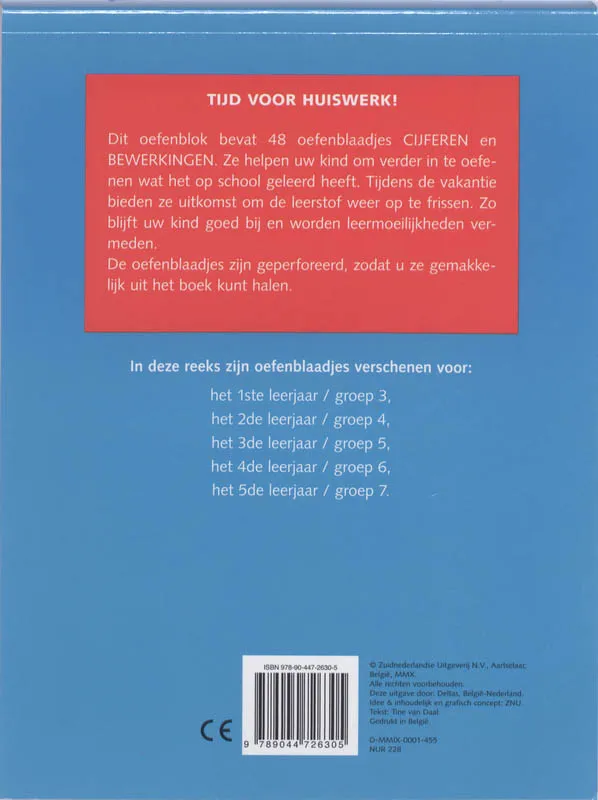Oefenblaadjes cijferen en bewerkingen Gr 5 8-9 jaar | 9789044726305 Oefenblaadjes cijferen en bewerkingen Gr 5 8-9 jaar - Afbeelding 2
