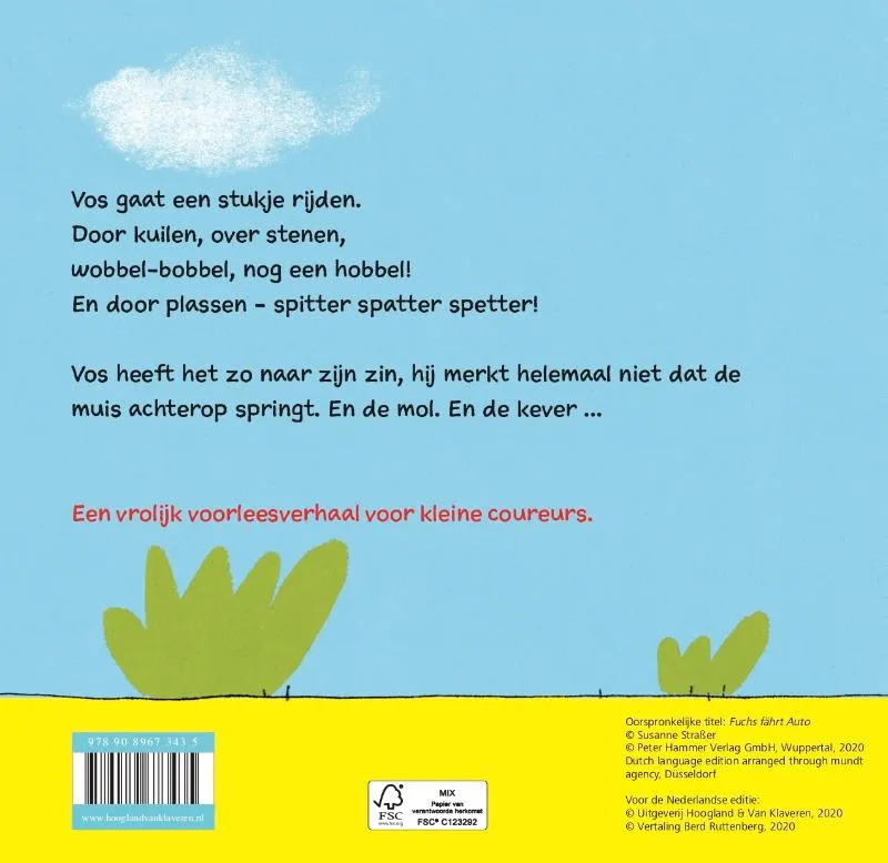 Vos gaat een stukje rijden | 9789089673435 Vos gaat een stukje rijden - Afbeelding 2