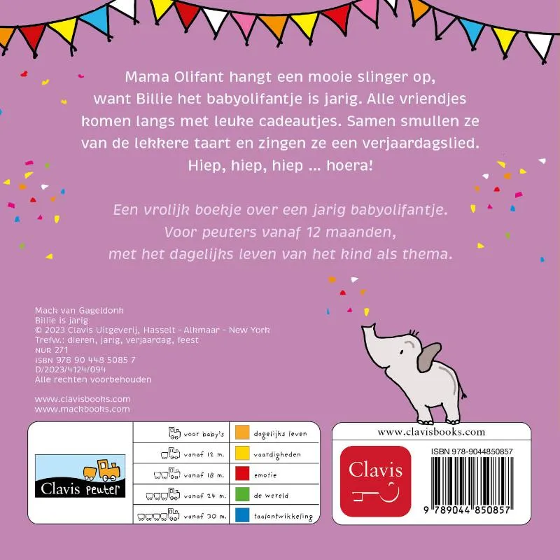 Billie is jarig | 9789044850857 Billie is jarig - Afbeelding 2