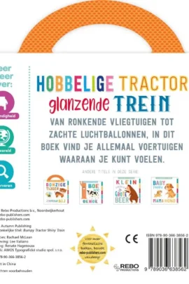 Alternative view of Hobbelige tractor, glanzende trein