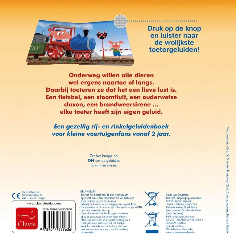 Toet-toet! Tringeling! | 9789044837636 Toet-toet! Tringeling! - Afbeelding 2