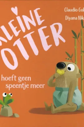 Kleine Otter hoeft geen speentje meer