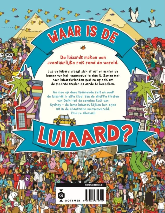 Waar is de luiaard? | 9789025771102 Waar is de luiaard? - Afbeelding 2