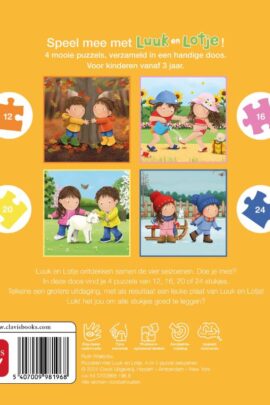 Puzzelen met Luuk en Lotje. 4-in-1-puzzel seizoenen | 5407009981968 Puzzelen met Luuk en Lotje. 4-in-1-puzzel seizoenen | 5407009981968