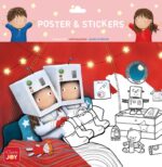 Kleurposter Luuk en Lotje. De maan en de sterren | 9789036648202 Kleurposter Luuk en Lotje. De maan en de sterren | 9789036648202