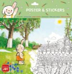 Kleurposter Rikki in de groentetuin | 612615122314