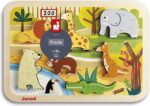 Janod Chunky Puzzel - Dierentuindieren | 3700217325879