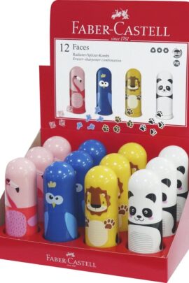 Gum/slijper faces assorti; 4 dessins