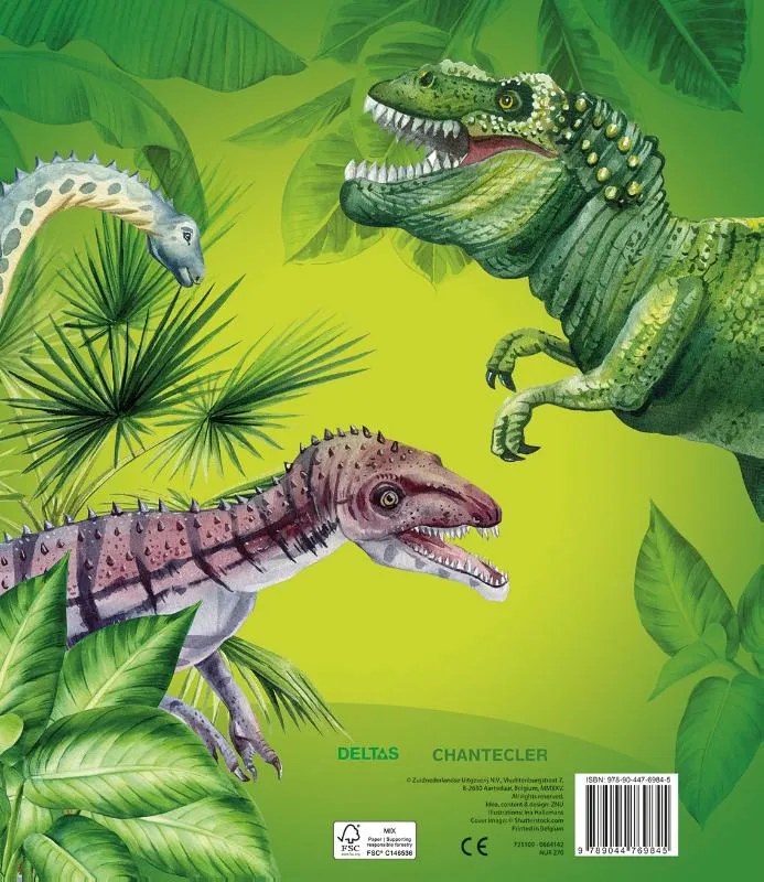 Dino Sticker Parade | 9789044769845 Dino Sticker Parade - Afbeelding 2