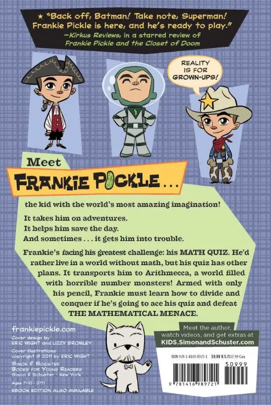 Frankie Pickle and the Mathematical Menace | 9781416989721 Frankie Pickle and the Mathematical Menace - Afbeelding 2
