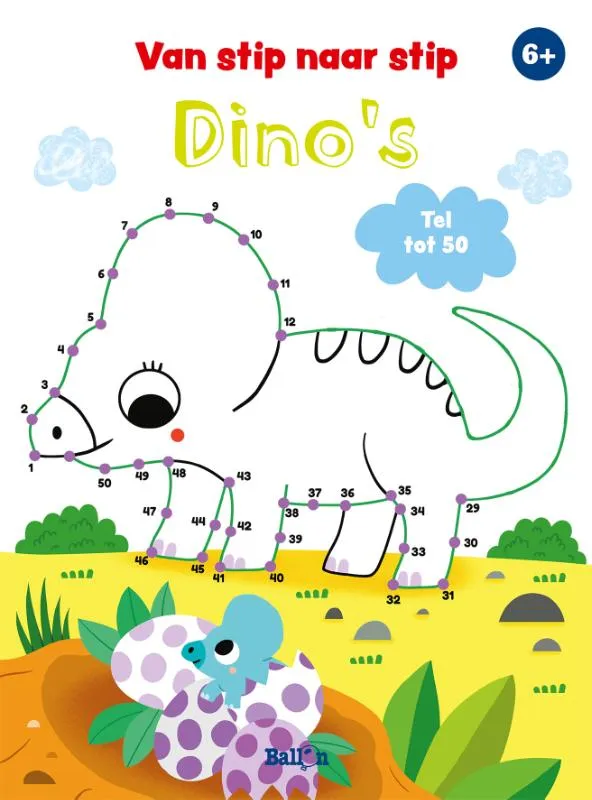 Van stip naar stip dino's | 9789403210995 Van stip naar stip dino's