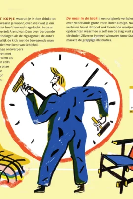 Alternative view of De man in de klok en meer verhalen over Nederlandse makers, ontwerpers en uitvinders