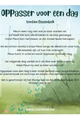 Alternative view of Oppasser voor een dag kamishibai vertelplaten