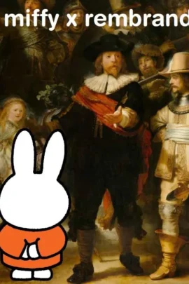 miffy x rembrandt
